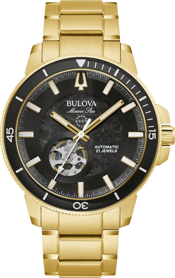 Bulova Marine Star Automatic Bracelet Watch, 45mm
