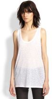 Thumbnail for your product : The Kooples Leopard-Patterned Burnout Jersey Tank