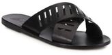 Thumbnail for your product : Ancient Greek Sandals Thais Column Leather Crossover Slides