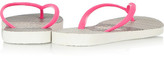 Thumbnail for your product : Havaianas Slim striped rubber flip flops