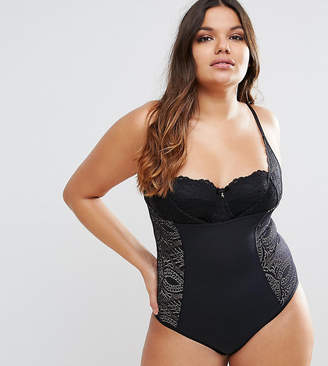 ASOS Curve Shapewear New Improved Fit Wear Your Own Bra Lace Body