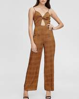 express twist front jumpsuit