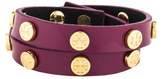 Thumbnail for your product : Tory Burch Studded Logo Double Wrap Bracelet