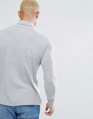 Polo Ralph Lauren Polo Shirt In Grey Custom Regular Fit
