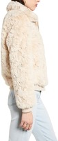 Thumbnail for your product : MinkPink Envy Me Faux Fur Bomber Jacket