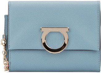 ferragamo blue wallet