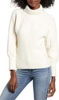 Thumbnail for your product : J.o.a. Bishop Sleeve Turtleneck Sweater