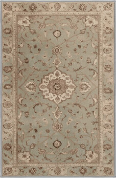 Wildon Home Machine Washable Tabriz Gray Area Rug