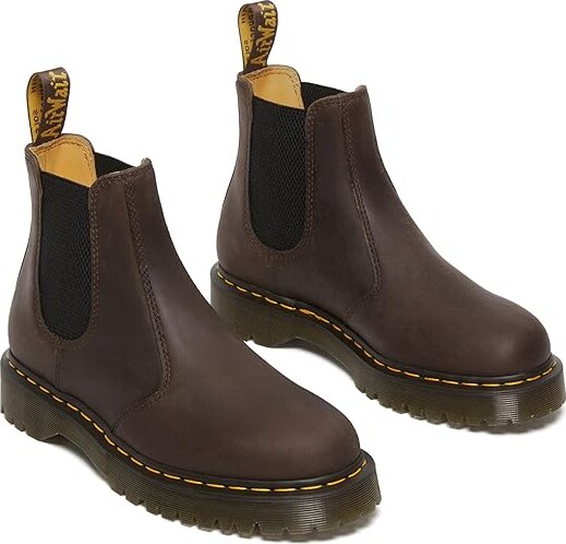 Dr. Martens 2976 Bex Shoes Dark Brown : UK 4 (US Men's 5 - Women's 6) Medium, Leather