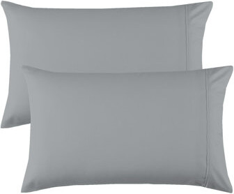 Color Sense 100% Cotton 300TC Ultra-Soft & Silky Wrinkle-Resistant Pillowcases