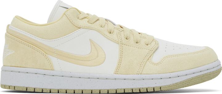 low top gold jordans