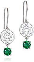 Thumbnail for your product : Hendrikka Waage Emerald Green Zirconia Drop Earrings
