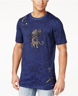 Sean John Men's Embroidered Tiger T-Shirt, Only at Macy's
