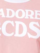 Thumbnail for your product : GCDS logo cropped T-shirt