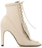 Thumbnail for your product : Sergio Rossi studded lace-up ankle boots