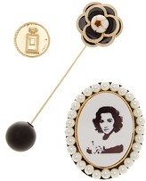 Thumbnail for your product : Cara Accessories Vintage Pin - Set of 3