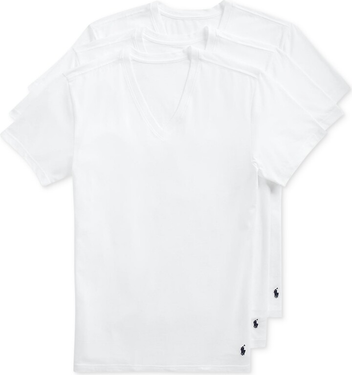 Polo Ralph Lauren Men's 3Pk. SlimFit Stretch VNeck Undershirts