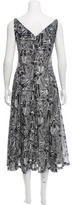 Thumbnail for your product : Akris Two-Tone Printed Dress