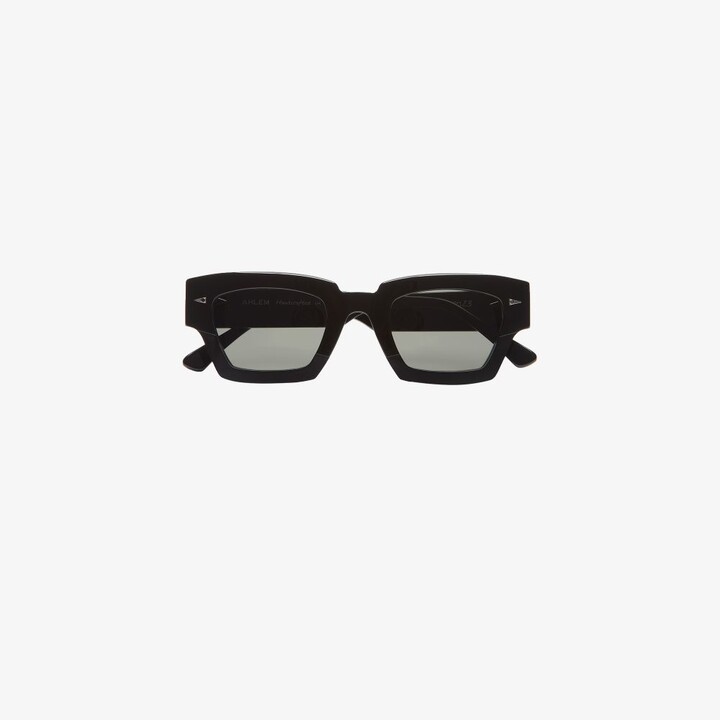 AHLEM Black Villette Square Frame Sunglasses - ShopStyle