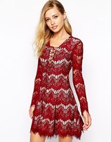 Thumbnail for your product : Style Stalker Stylestalker Love Machine Lace Dress With Lace Up
