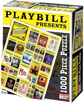 Endless Games 1000-pc. Playbill Presents The Broadway Musical Collection Jigsaw Puzzle