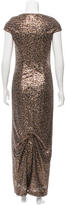 Thumbnail for your product : Just Cavalli Leopard Sequin Evening Dress w/ Tags