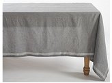 Thumbnail for your product : Coyuchi Simple Stitch Chambray Tablecloth 70"x108" Charcoal w/White