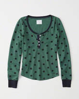 Thumbnail for your product : Abercrombie & Fitch Waffle Henley Sleep Shirt