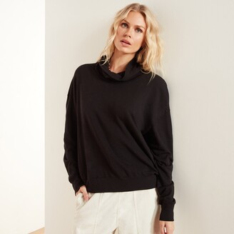 James Perse Cowl Neck Sweat Top