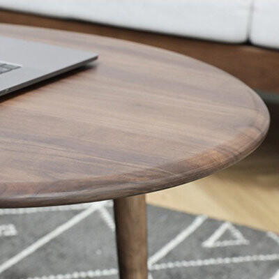 Creature B Comforts Solid wood coffee table made by hand smooth