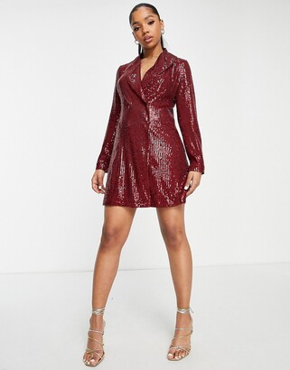 blazer sequin dress