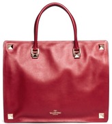 Thumbnail for your product : Valentino Four-corner rockstud leather tote
