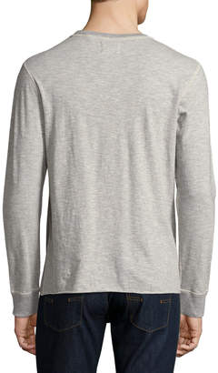 Billy Reid Dylan Long-Sleeve Crewneck T-Shirt
