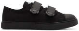 Thumbnail for your product : Yohji Yamamoto Regulation Black Strap Sneakers
