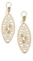 Thumbnail for your product : Roberto Coin Bollicine Diamond & 18K Yellow Gold Oval Drop Earrings