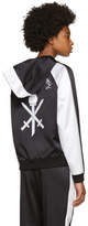 Thumbnail for your product : Opening Ceremony Reversible Black and White Silk Track Jacket
