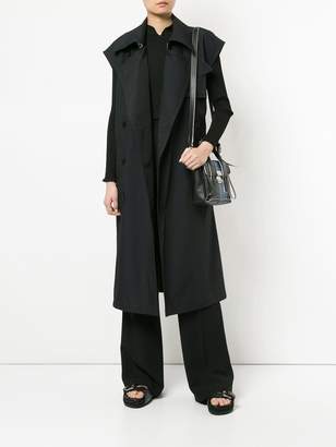 3.1 Phillip Lim sleeveless belted trench coat