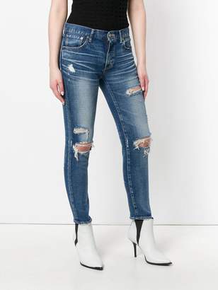 Moussy Vintage distressed skinny jeans