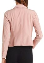 Thumbnail for your product : Charlotte Russe Open Front Boyfriend Blazer
