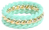 Thumbnail for your product : BaubleBar Mint Twist Ring Trio