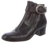 Thumbnail for your product : Gucci Leather Riding Boots Black