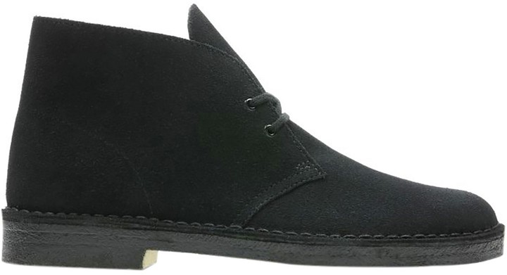 men's clarks original black desert boots