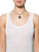 Thumbnail for your product : Judith Ripka Diamond Heart Pendant Necklace