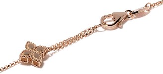 Roberto Coin 18kt rose gold diamond Princess Flower necklace