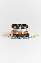 Thumbnail for your product : Cara Studded Leather Bracelet (Online Only)