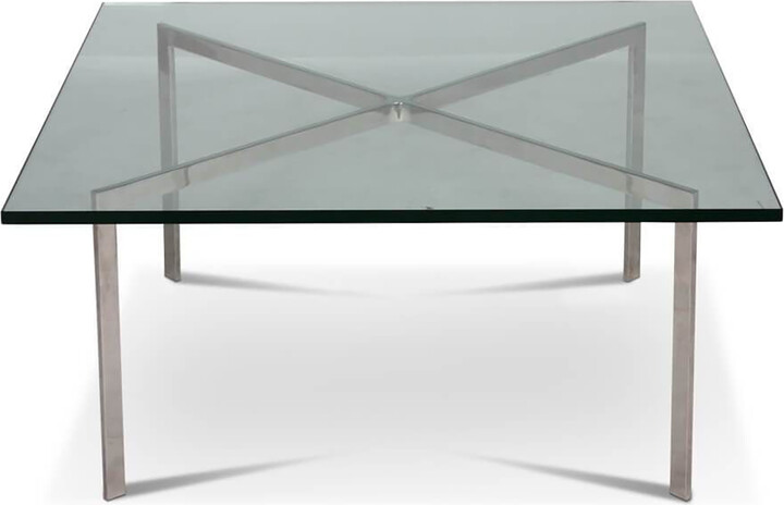 Ludwig Mies van der Rohe Eternity Modern Pavilion Coffee Table Chrome ...