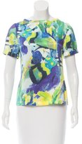 Thumbnail for your product : Kate Spade Printed Short Sleeve Top