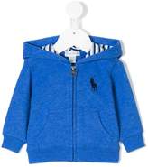 Thumbnail for your product : Ralph Lauren Kids logo embroidered hoodie