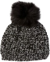Thumbnail for your product : Kyi Kyi Faux Fur Pompom Classic Beanie