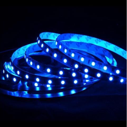 JacobsParts Inc. ABI 300 LED Strip Light, 5M, Blue, High Brightness SMD 5050, 12V